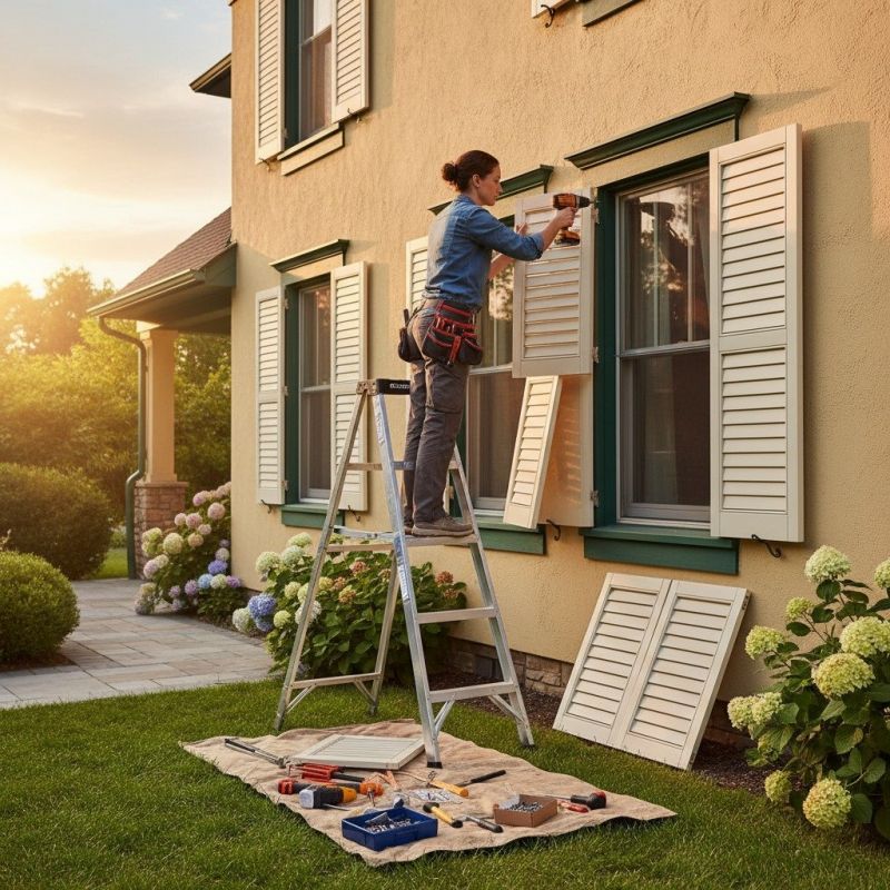 Shutter Latch Replacement in Arvada, CO